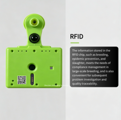 Etiqueta de Orelha GPS 4G Solar para Gado, Dispositivo de Rastreamento em Tempo Real Resistente à Água IP67 com Alerta de Cerca Geográfica para Gestão de Gado e Ovelhas em Fazendas