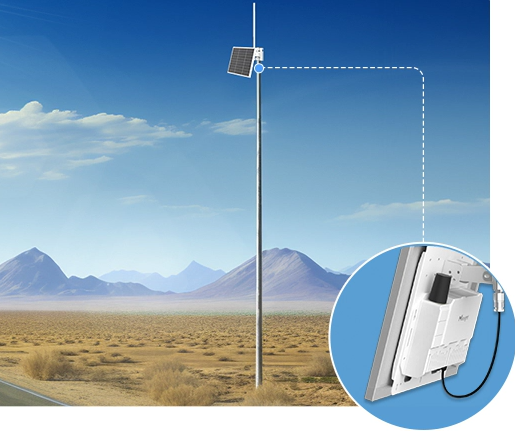 Comprar gateway LoRaWAN solar SG50 – precio del gateway IoT exterior autónomo con 4G