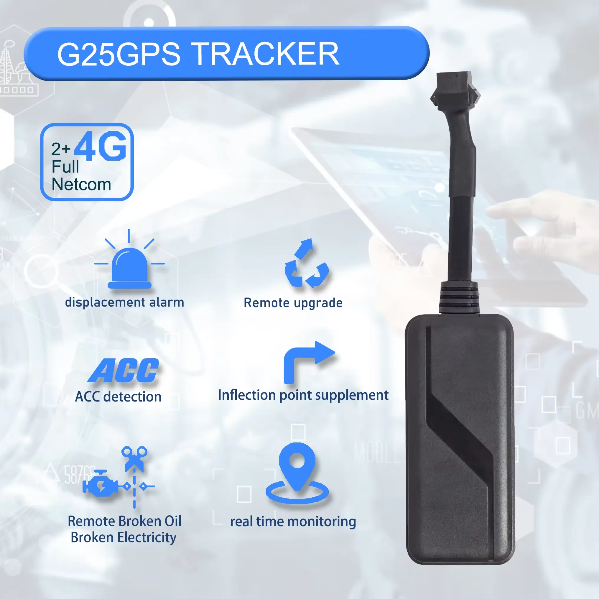 GPS relay locator, remote flameout GPS tracker, car anti-theft GPS relay, fleet management fuel cut-off GPS, GPS relay supplier