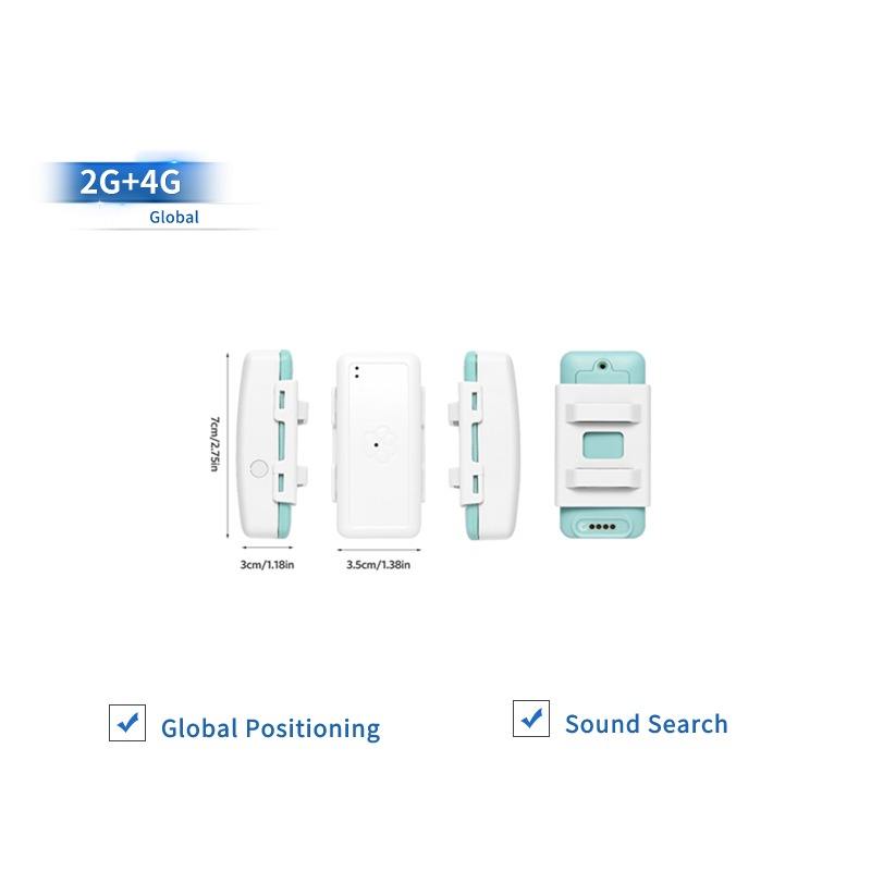 Haustier-GPS-Tracker, global abgedeckter Niedrigenergie-Haustier-Tracker, halsbandmontierter GPS-Tracker für Haustiere