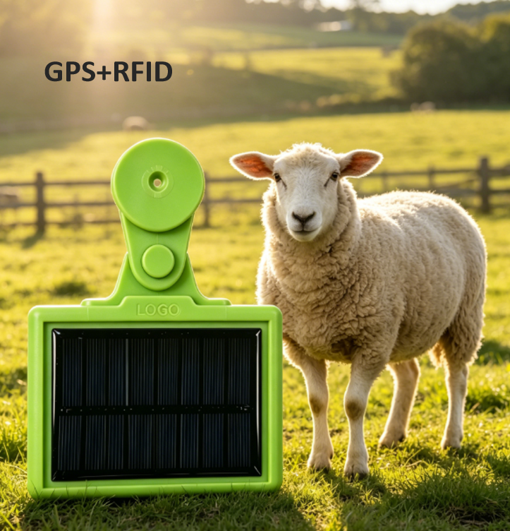LoRaWAN Lora GPS Livestock Ear Tag Cattle Sheep Positioning Tracker for Smart Farm Management