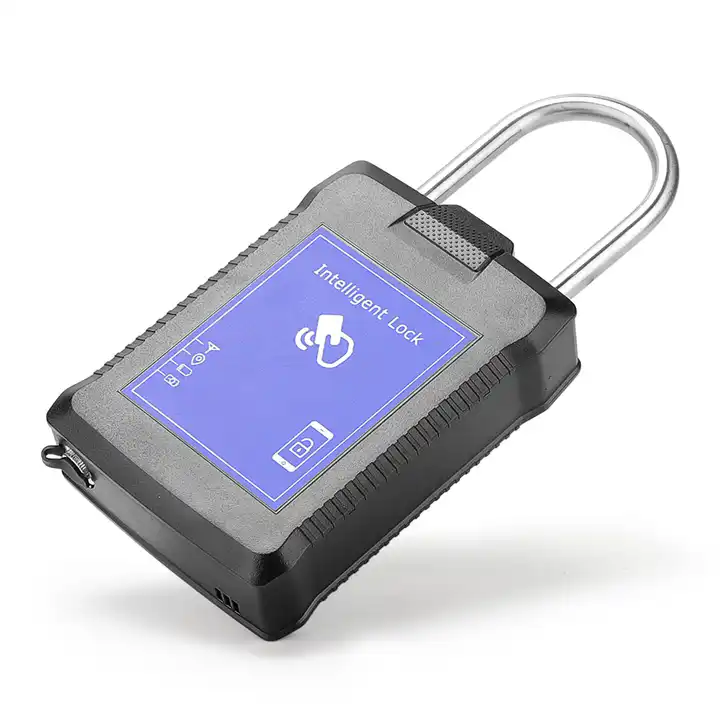 Inteligentní elektronický zámek, GPS inteligentní zámek pro správu vozového parku, U-tvarý inteligentní visací zámek, Intelligent Lock, GPS zámek pro kontejnery