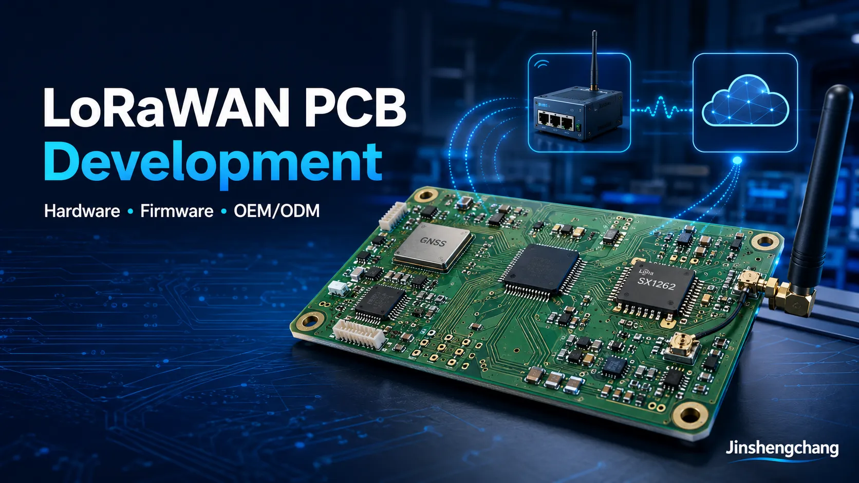 Custom LoRaWAN PCB Design and Development Manufacturer | OEM LoRa IoT Boards