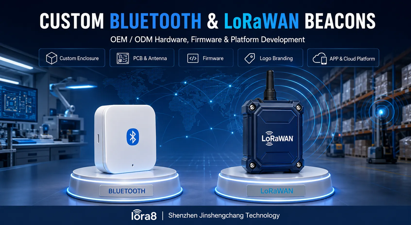 Bluetooth and LoRaWAN Indoor Personnel Positioning Solution